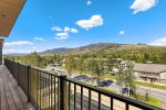 Beautiful views of Silverthorne from the balcony